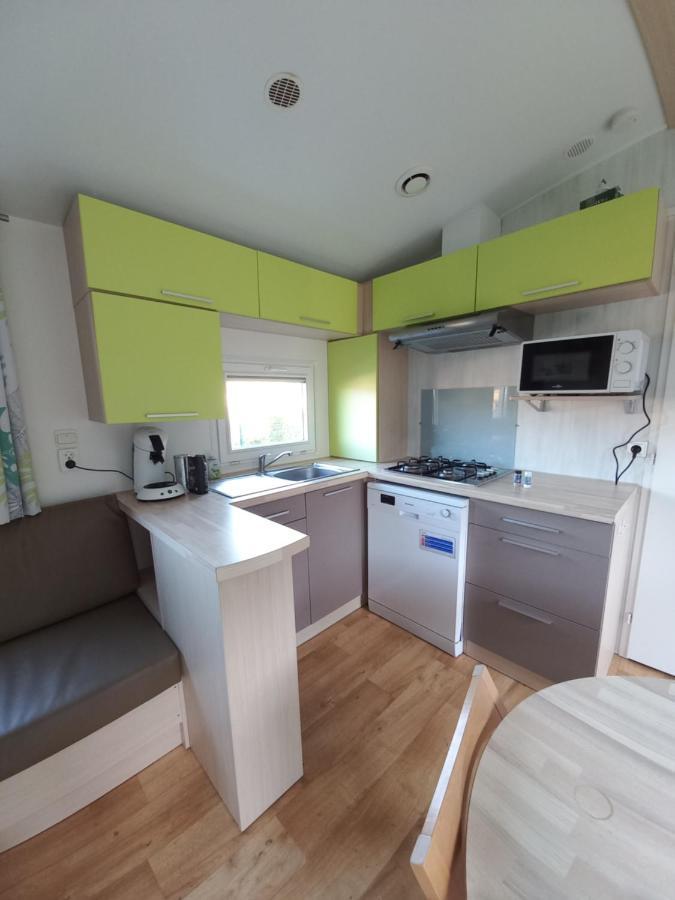 Mobil home 3 chambres camping 4 étoiles Petit-Caux Exterior foto